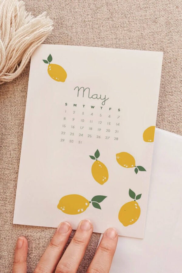 Calendar Postcard