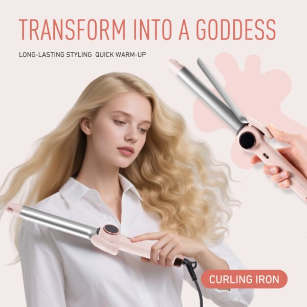 LONG-LASTING STYLING QUICK WARM-UP CURLING IRON