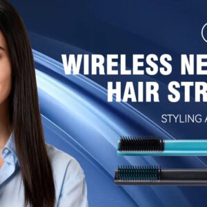 WIRELESS NEGATIVE ION HAIR STRAIGHTENER