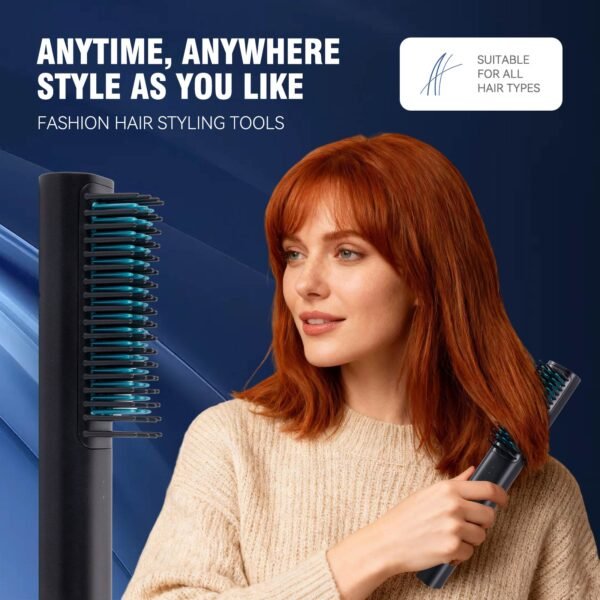 WIRELESS NEGATIVE ION HAIR STRAIGHTENER