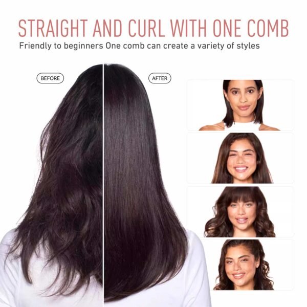 SIDE HEATED COMB STRAIGHT BRUSH