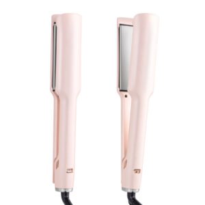 Switch between flat and curly hair