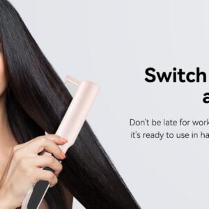 Switch between flat and curly hair