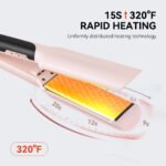 Switch between flat and curly hair