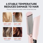 Switch between flat and curly hair